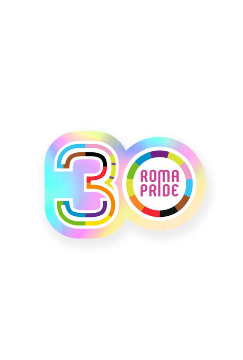  Roma Pride Adesivo rainbow